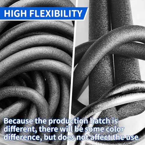 Foam Backer Rod for Gaps Concrete Crack Filler Joints Foam Gap Fillers Caulk Saver Backing Rod Concrete Filler Rope Joint Filler (1/2 Inches X 10 Feet)