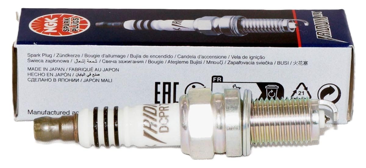 NGK Iridium IX DCPR7EIX Spark Plugs Compatible with 1999-2016 Harley Davidson Twin Cam (Pair)