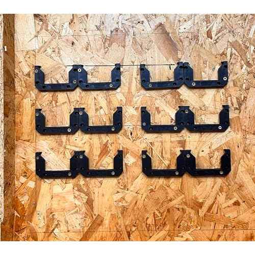 StealthMounts Cleat 'n' Feet Packout Mounting Cleats V2 - Compatible with Packout Boxes, Locking Milwaukee Packout Accessories & Packout Feet | Packout Cleats | 6 Pack | Packout Wall Mount