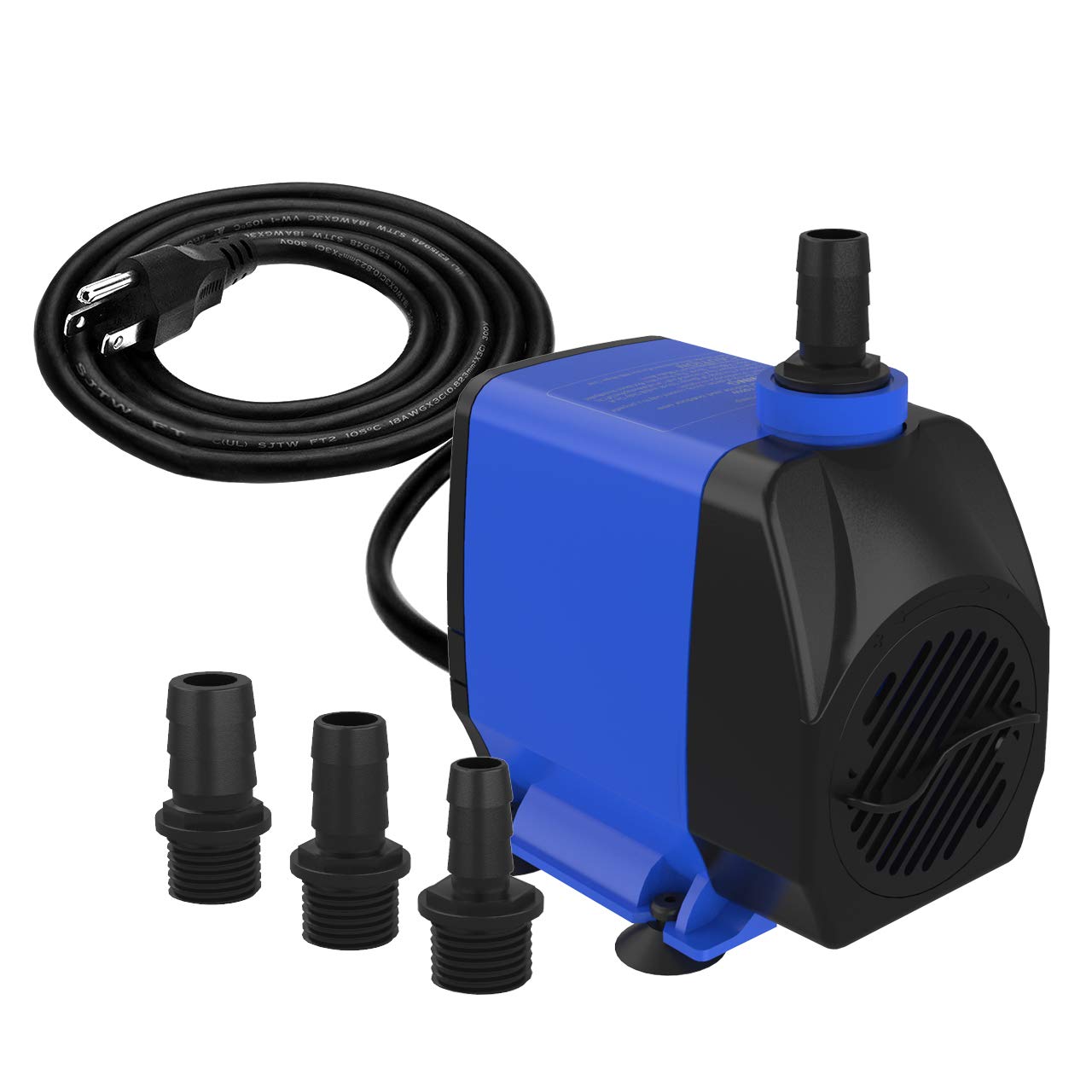 Knifel Submersible Pump 1056GPH (4000L/H 85W) Ultra Quiet with Over Heating Protection 9.8ft Power Cord for Fountains, Hydroponics, Ponds, Aquariums & Moreâ¦