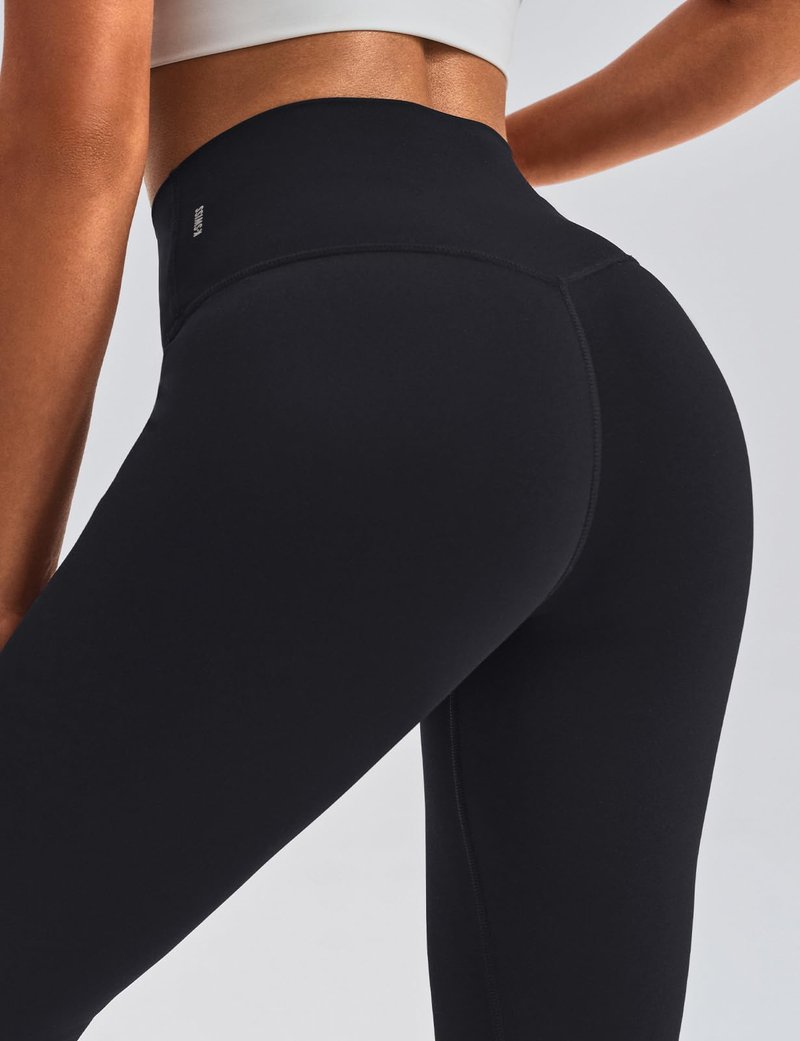 K-Swiss Leggings for Women - Soft Stretchy High Waist 25" with Pockets Lounge Yoga Pants Workout Running Casual, Black XL