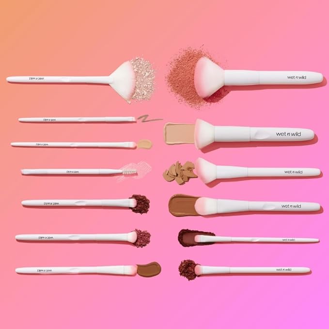 wet n wild Eyeshadow Brush,Precision Blending Application,Soft Synthetic Fibers,Ergonomic Handle for Comfortable Precision Control,(Pack of 2)