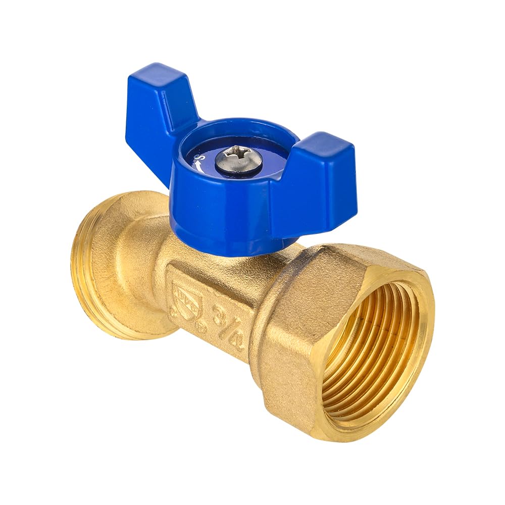 EFIELD (Pack of 30 1/4-Turn Outdoor Spigot, Sillcock Hose Bibb Valve 3/4" Female NPT Inlet ×3/4" Male GHT Threaded Garden Hose Outlet/Connector (30),(SILLCOCK042-30PCS)