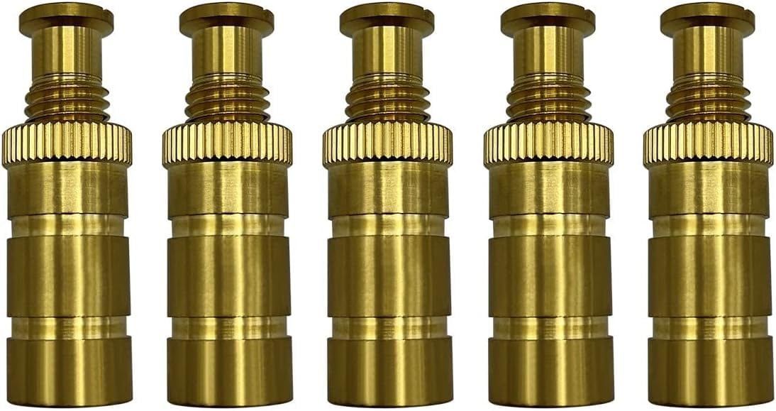 Poolzilla Pool Safety Cover Brass Anchors for Concrete and Pavers - 5 Pack - Universal Fit