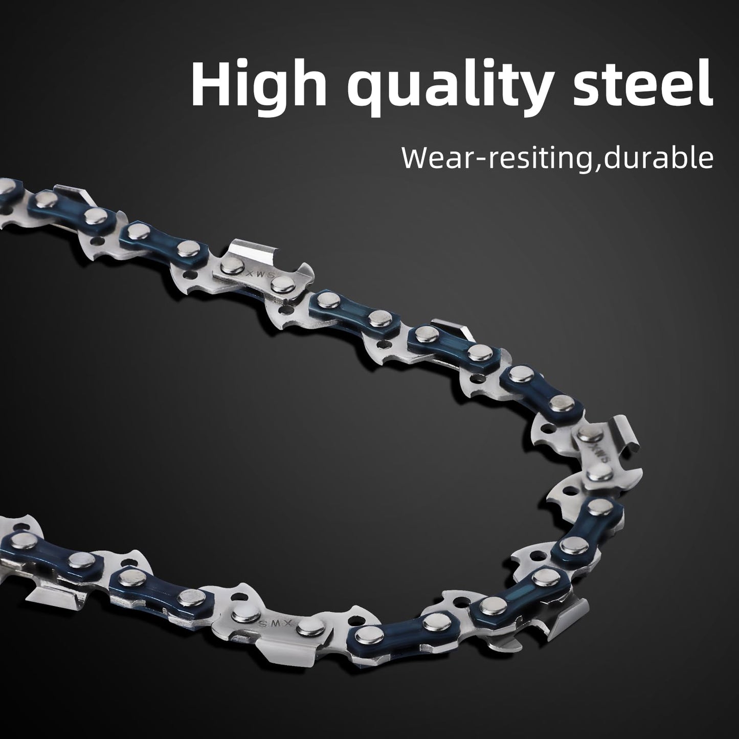 5 Pack 20 Inch Chainsaw Chain 81 Drive Links .063" Gauge, .325" Pitch Replacement Chains Compatible with MS290 MS271 MS291 MS261 MS270 MS280 024 026 028 029 030 036 039 Replacement L81