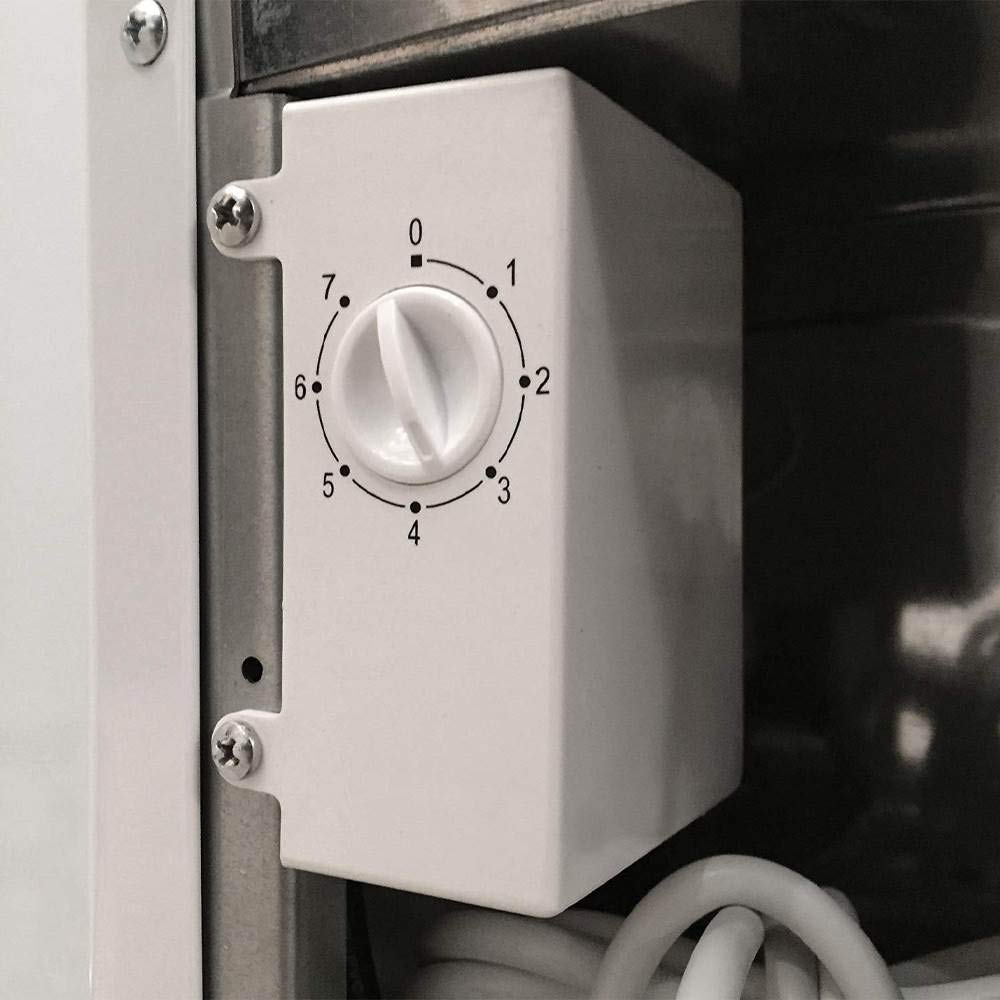 Commercial Cool CCUK12W 1.2 Cu. Ft. Upright Freezer with Adjustable Thermostat Control and R600a Refrigerant, White