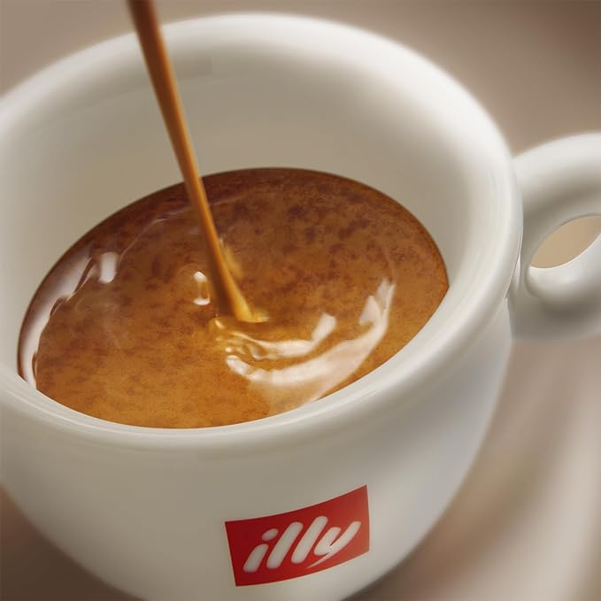 illy Whole Bean Coffee, Classico Medium Roast, 100% Arabica, Premium Italian Coffee, Ideal for Espresso, Drip, Moka and French Press Brewing, 8.8oz, 6 Pack