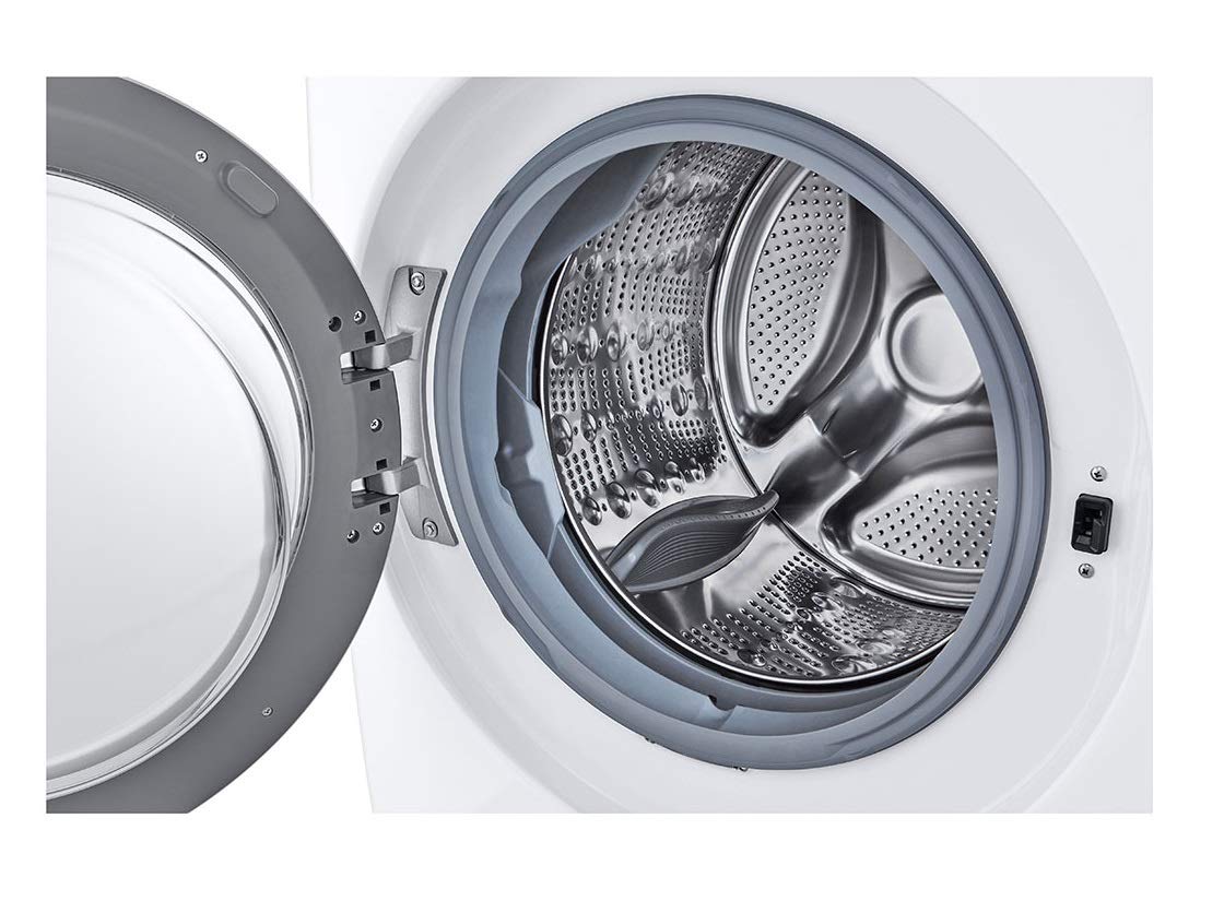 LG WM3400CW 4.5 cu ft Front-Load Washer – High-Efficiency, LoDecibel™ Quiet Operation, 6Motion™ Technology, White