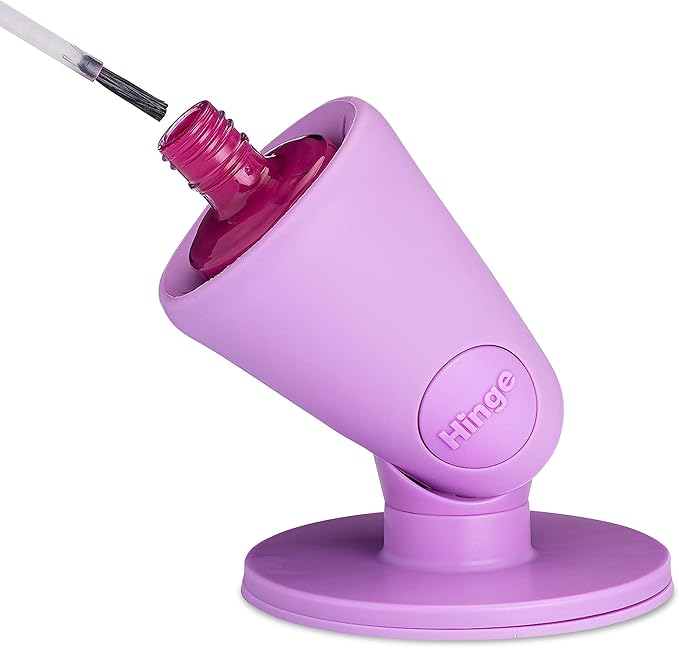 Tweexy Anti-Spill Nail Polish Bottle Holder Stand With Tilted Smartgrip Suction - For Fingernail Painting and Nail Art