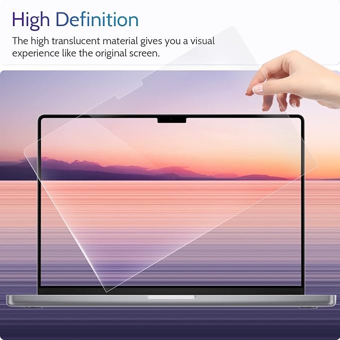 Peslv 3-Pack Anti Blue Light Screen Protector for MacBook Air 15 Inch(2023-2026, M2 M3 M4 M5)-A3448 A3241 A3114 A2941, 15.3" Mac Laptop Glare Filter Uv Blocker Shield Cover Eye Protection Film