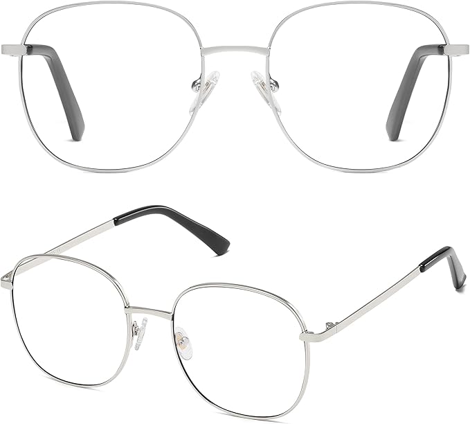 SOJOS Classic Square Blue Light Blocking Glasses for Women Men Stylish Computer Glasses SJ1137