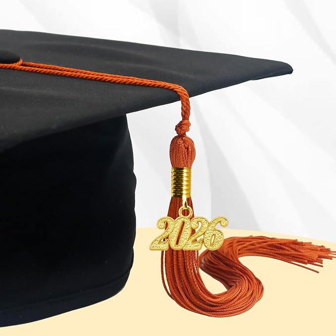 GraduationMall Single&Multiple Color Graduation Tassel with 2026 Year Charm 9"
