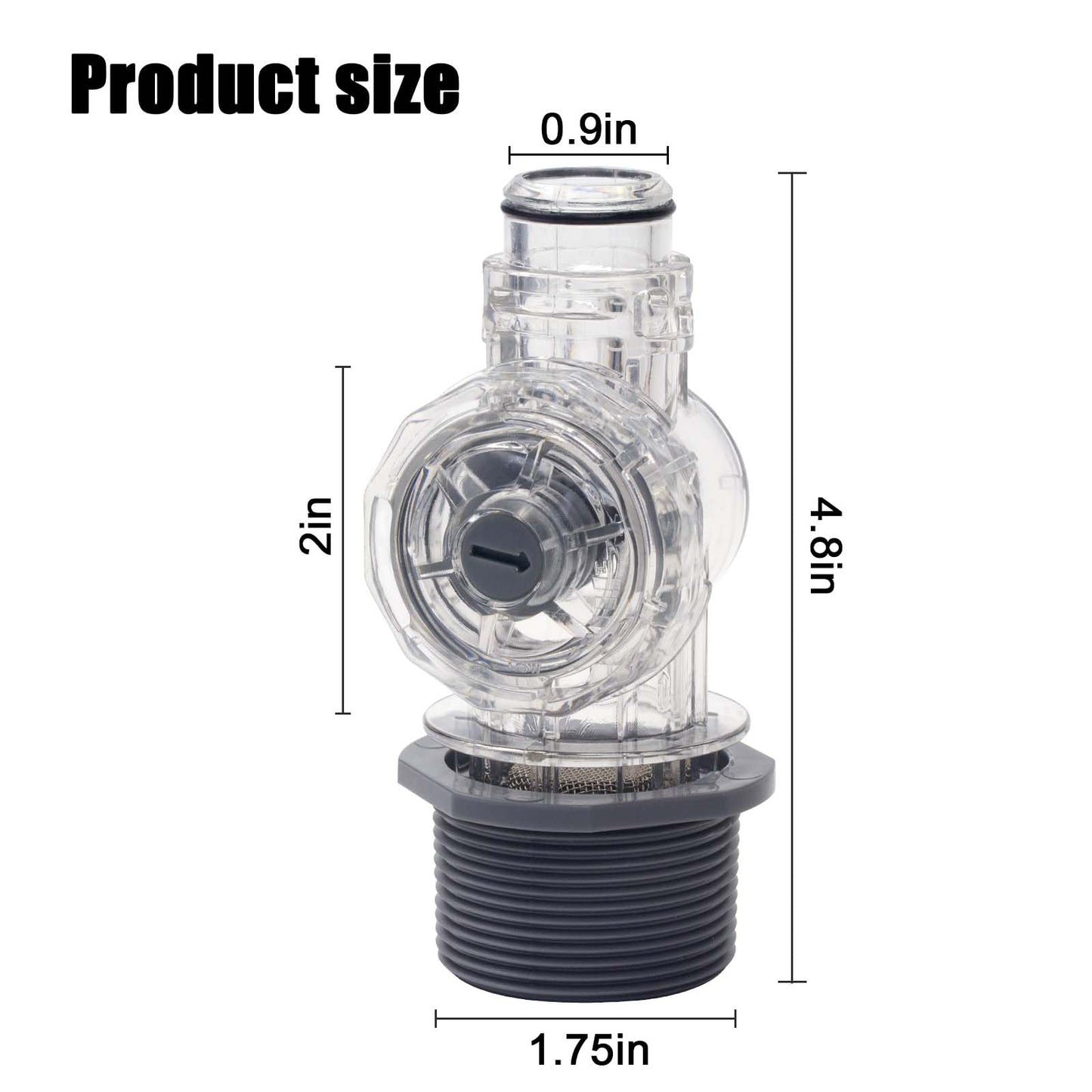 FBULWSEC 360251 Pool Sweep Wall Connector Pool Wall Connector Kit Compatible for Pentair Racer Cleaner Wall Connector with Four Sealing Rings