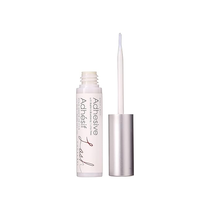 KISS Lash Couture, Lash Glue, Super Strong Strip Lash Adhesive, White, Includes Lash Adhesive, Long Lasting Wear, Can Be Used with Strip Lashes and Lash Clusters (Pack of 2), Clear
