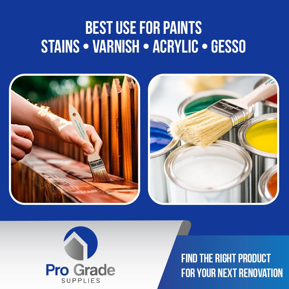 Pro Grade - Chip Paint Brushes - 96 Pack - 2 Inch - Chip Brushes - Versatile for Paints, Stains, Varnishes - 2 Inch Light Brown Chip Brushes Multi-Purpose Use