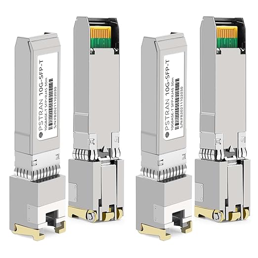 OPSTRAN 10GBASE-T SFP+ to RJ45 Copper Transceiver Module Compatible with Ubiquiti Unifi Ufiber UF-RJ45-10G 10G SFP+ 30m Cat6a/7 4 Pack