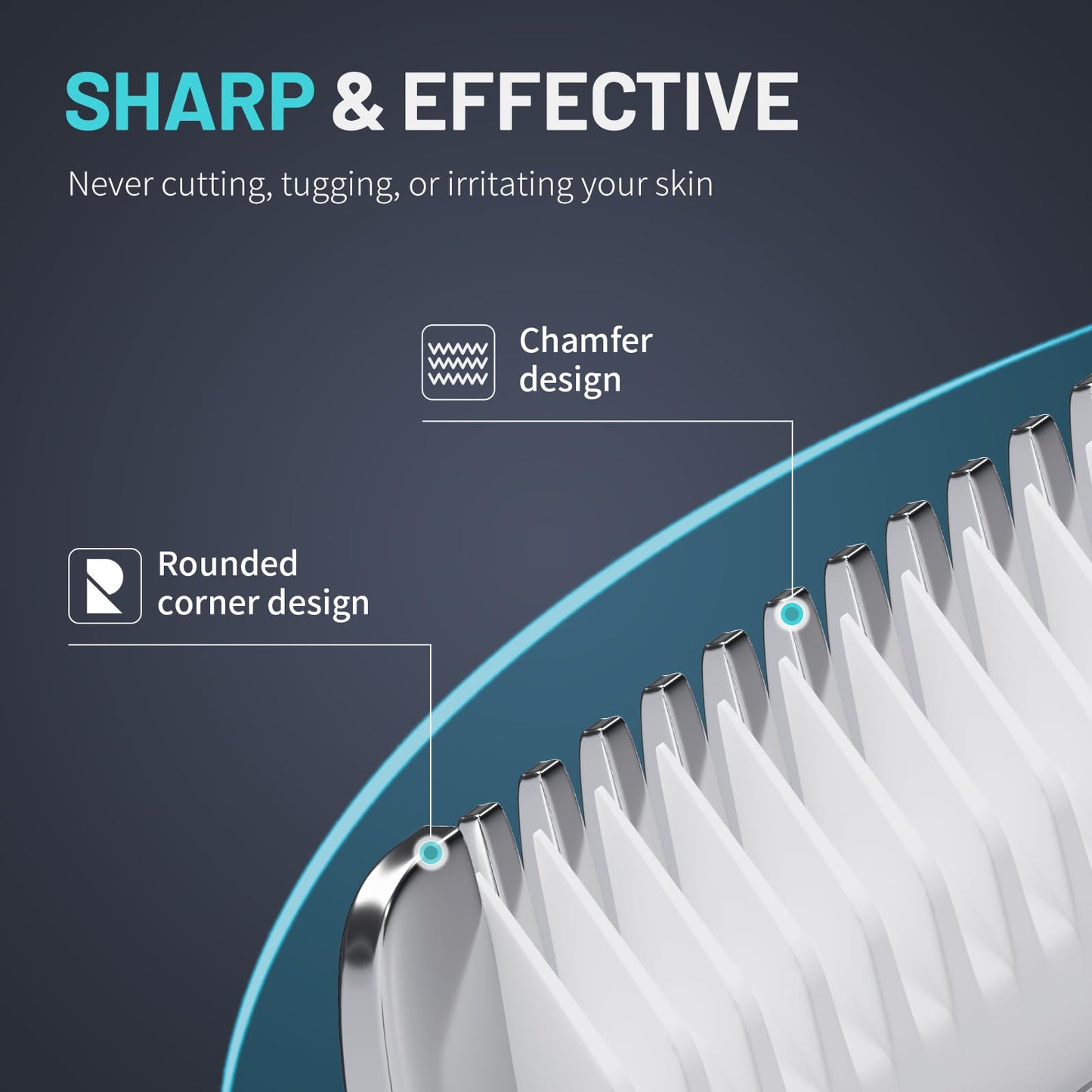 PRITECH Manscape Body Hair Trimmer for Men - Waterproof Pubic Hair Ball Trimmer, Ceramic Blade Electric Razor Body Shavers for Men with USB-C Charging, Wet & Dry Use, Nick-Free Grooming Set, Gift