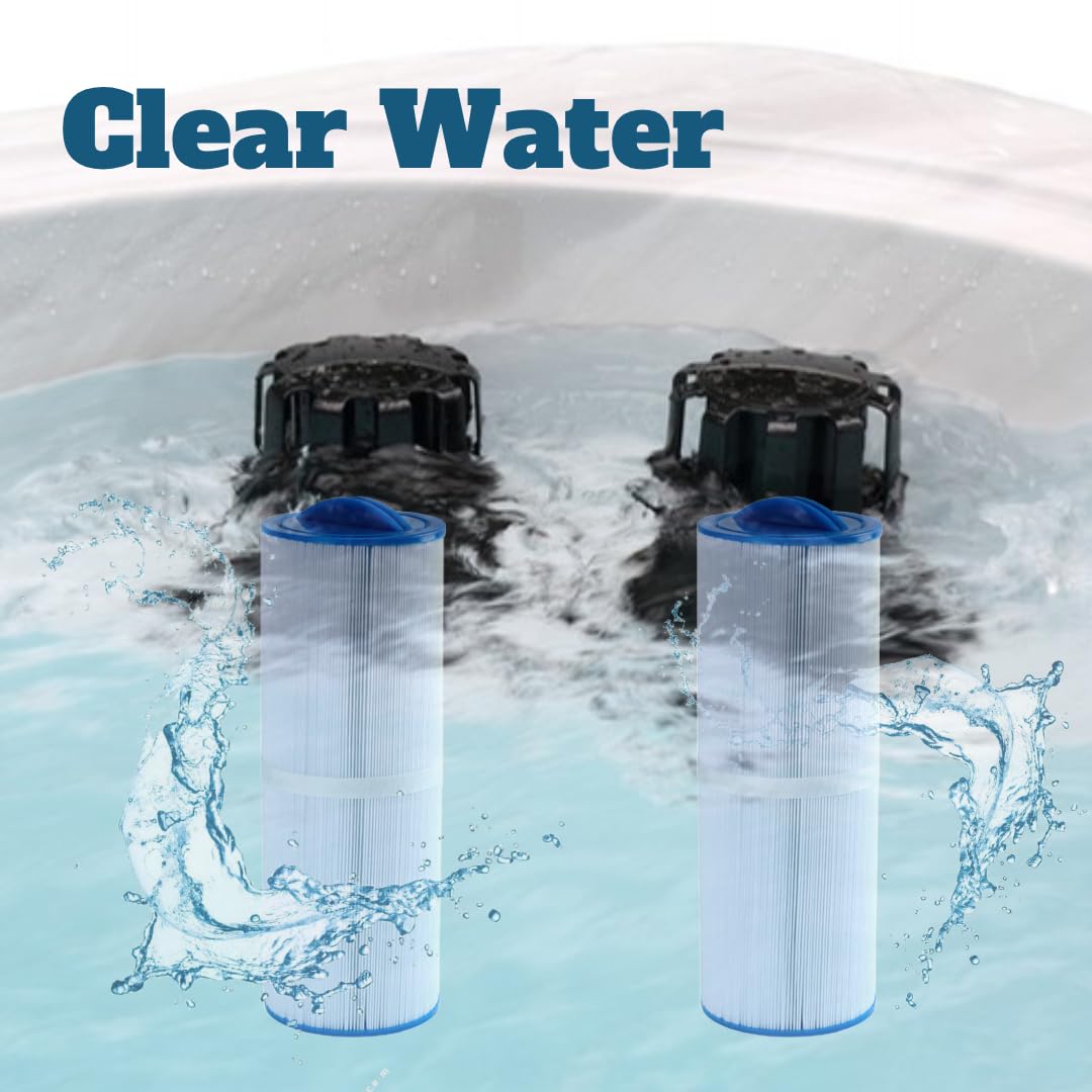 Malaka Spa Replacement Filter FD2007 Compatible with PWW50L 4CH-949 FC-0172, Hot Tub Replacement Filter Cartridge, 2-Pack