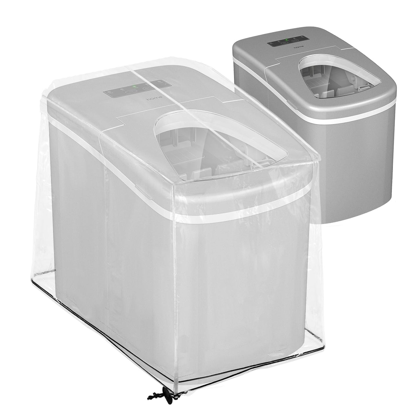 Ice Maker Cover,Ice Machine Cover for Ice Maker Machine,Waterproof Shield for Countertop Appliances in Home Garage Office,Protective Appliance Covers for Portable Ice Makers/Ice Cube Maker/Ice Machine