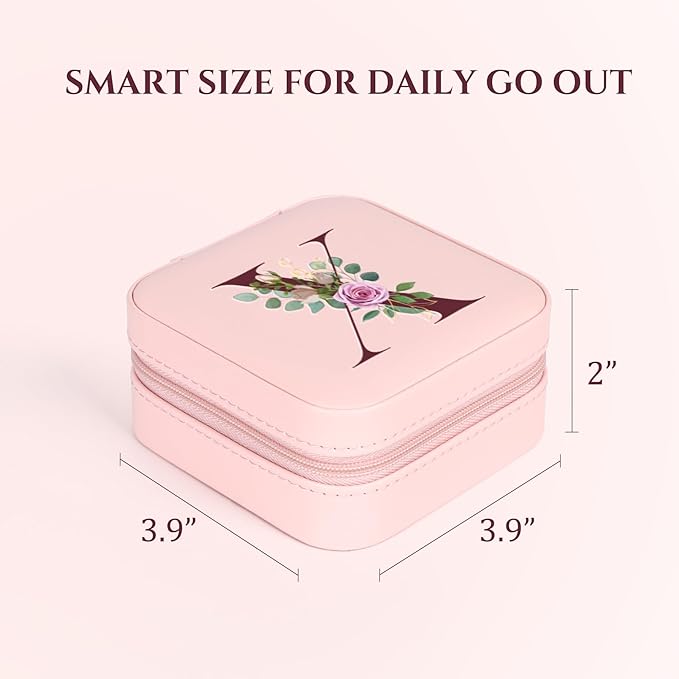 Easter Basket Stuffers for Teens Essentials, Valentines Day Christmas Stocking Stuffers for Women Teen Girl Gifts Trendy Stuff Travel Jewelry Box Case Organizer Personalized Birthday Gifts
