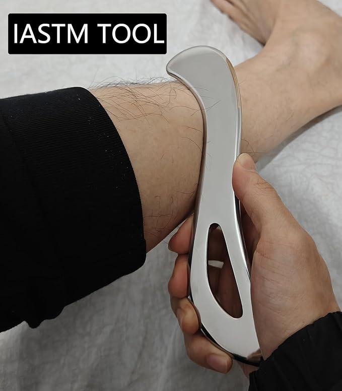 Stainless Steel Gua sha Scraping Massage Tool,IASTM Tool,Physical Therapy for Soft Tissue,Used for Back,Neck, Legs, Arms, Shoulder(S2)