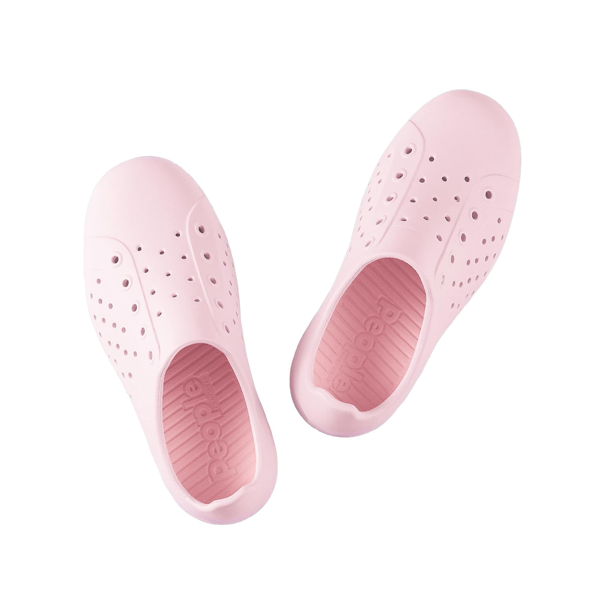 People Footwear Slip-On EVA Sneakers for Kids, Boys & Girls, Waterproof, Lightweight, Durable, Non-Slip Water Shoes for Outdoors (Ace Kids - Cutie Pink/Picket White)