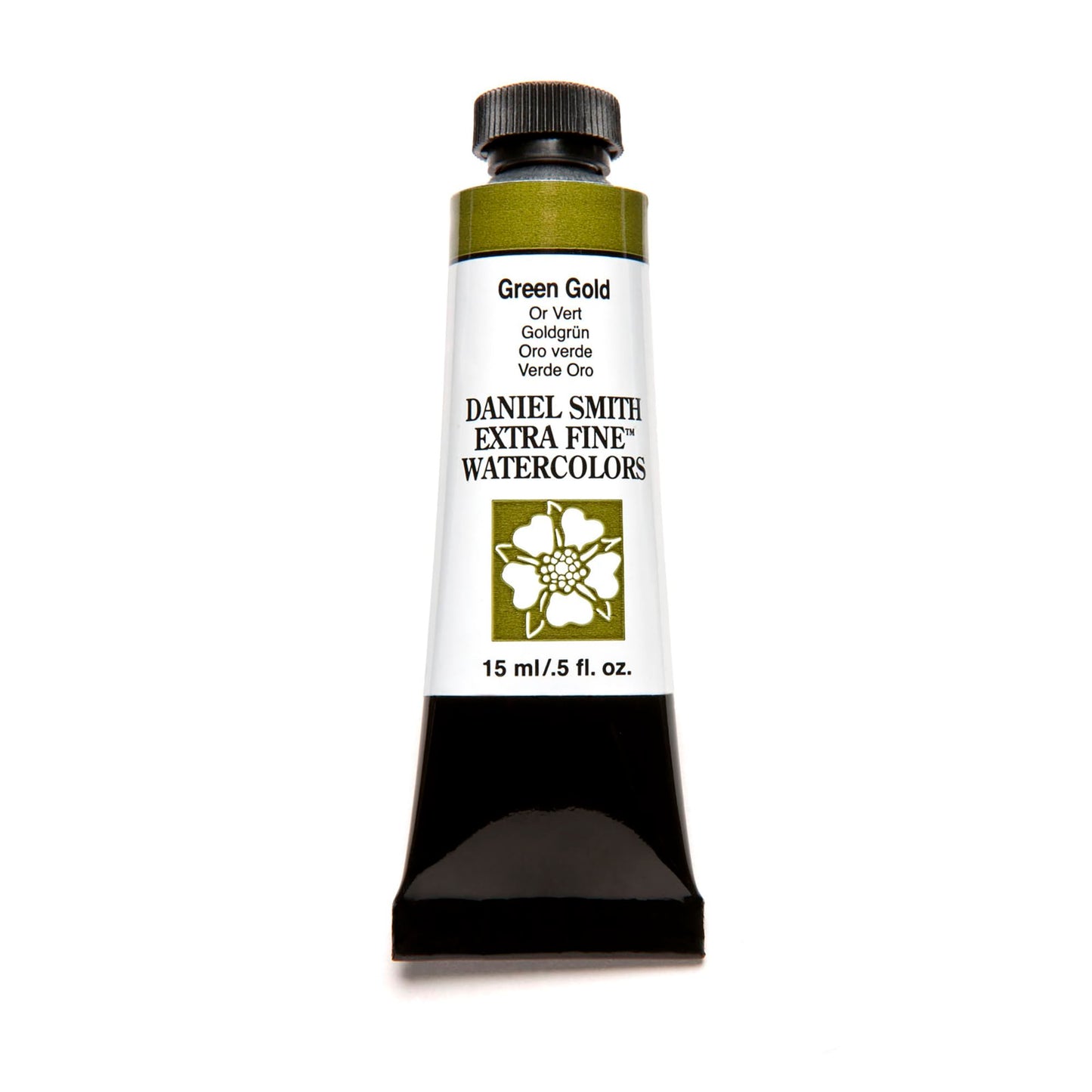 Daniel Smith, Green Gold Extra Fine Watercolor 15ml Paint Tube, 15 ml, 5 Fl Oz (284600139)
