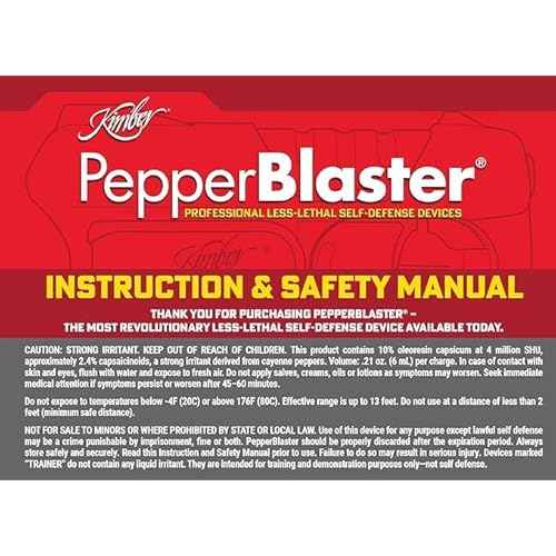 Kimber PepperBlaster 3 - Red