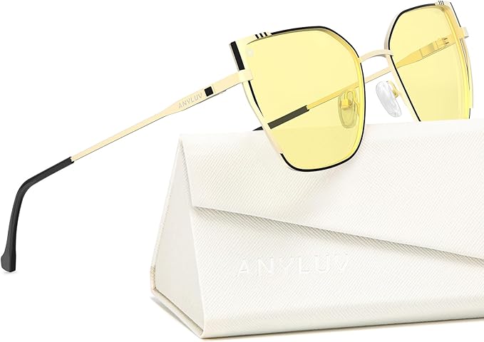 ANYLUV Blue Light Glasses for Woman Men, Womens Blue Light Blocking Glasses Computer Glasses Anti Eyestrain