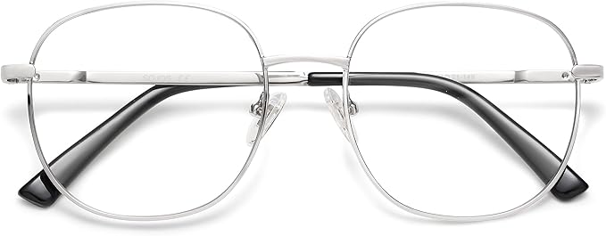 SOJOS Classic Square Blue Light Blocking Glasses for Women Men Stylish Computer Glasses SJ1137