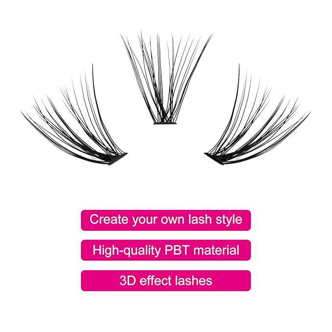Lash Clusters Extensions 30D Individual Cluster Lashes Mixed Tray Black Mink DIY Eyelash Extensions and Under Eyelashes Professional Makeup (30D-0.07-C, 8-15mm)