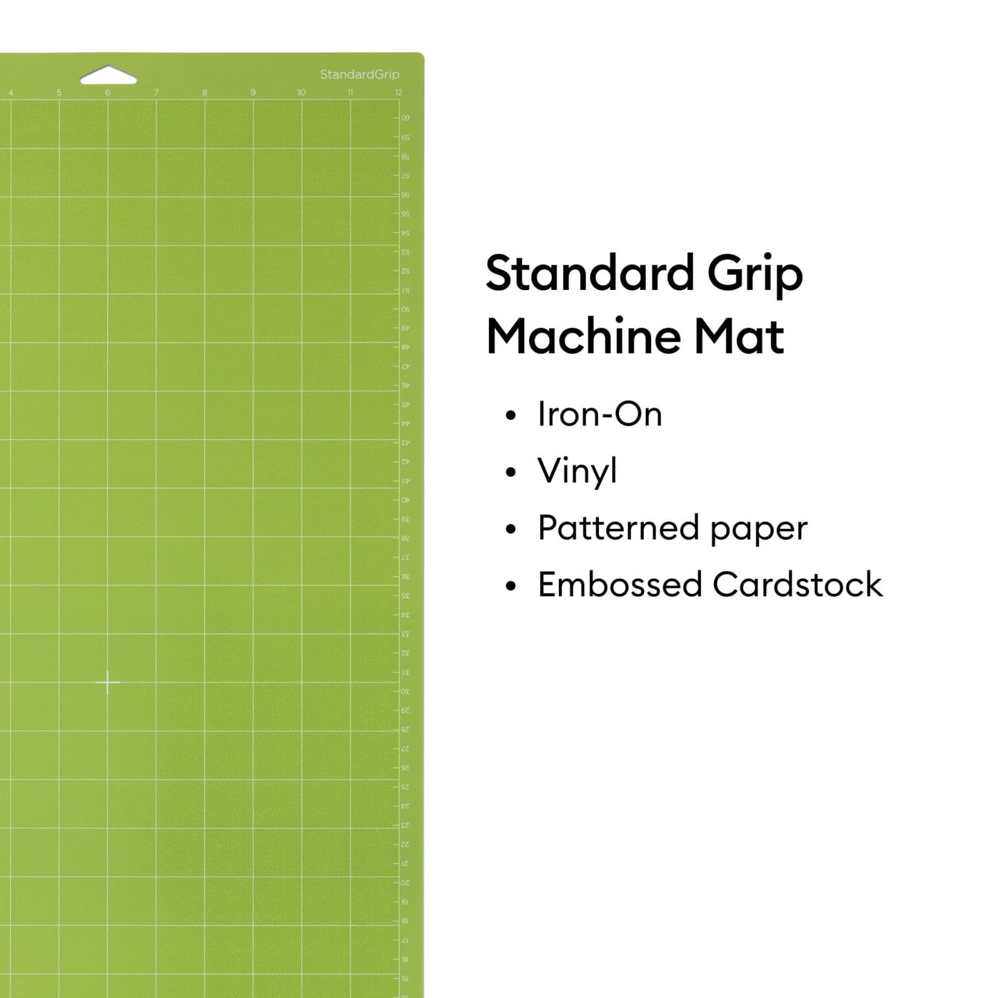 Cricut Cutting Mat Variety Pack (4 Count, 12in x 24in) - for Explore & Maker Machines - Includes 2 StandardGrip, 1 LightGrip, 1 StrongGrip