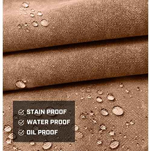 Woodworking Apron for Men Canvas Work Shop Aprons Waterproof with Tool Pockets for Woodworkers Carpenters