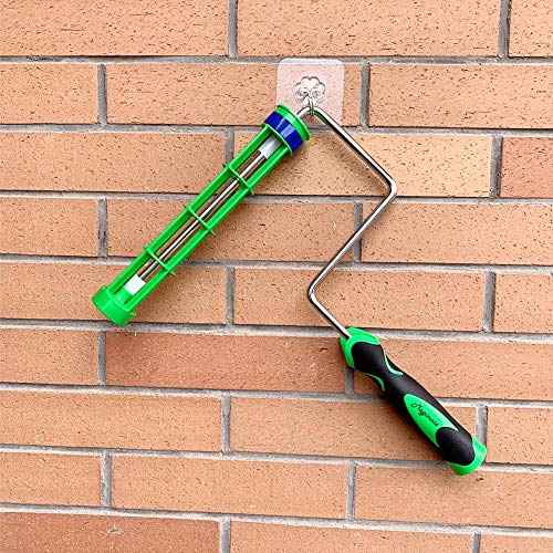 Paint Roller Frame for General Core Roller Covers, 9-inch Non-Slip Roller Frame, Soft Grip Threaded Roller Handle