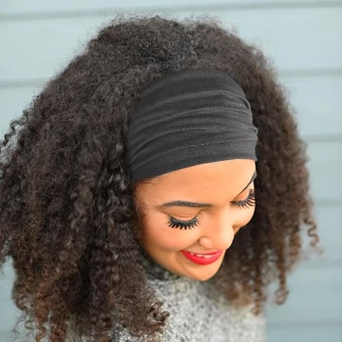 Jesries 10 PCS Women Headbands African Wide Hair Wrap Extra Turban Head Bands for Lady Large Sport Workout Stretch Non-slip Big Hair Bands