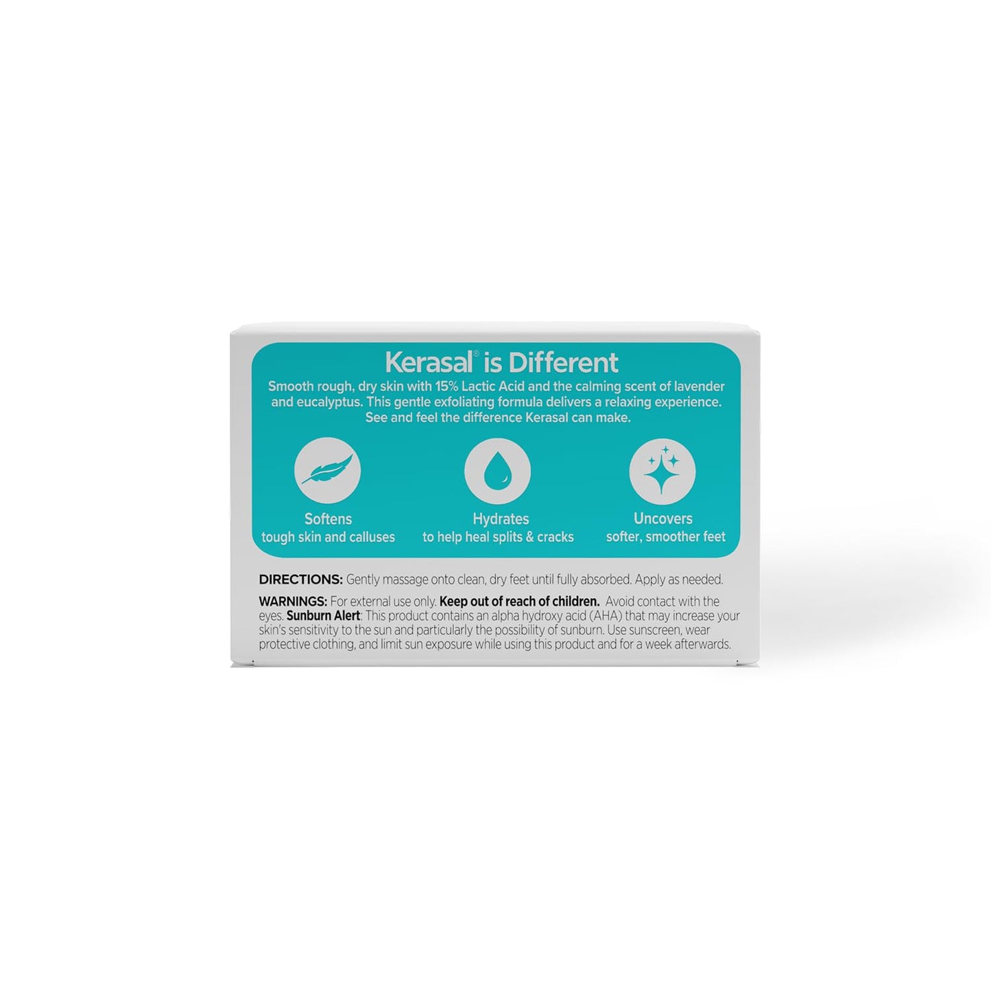 Kerasal Intensive Foot Repair Cream with Lactic Acid, Lavender, & Eucalyptus, 4 oz