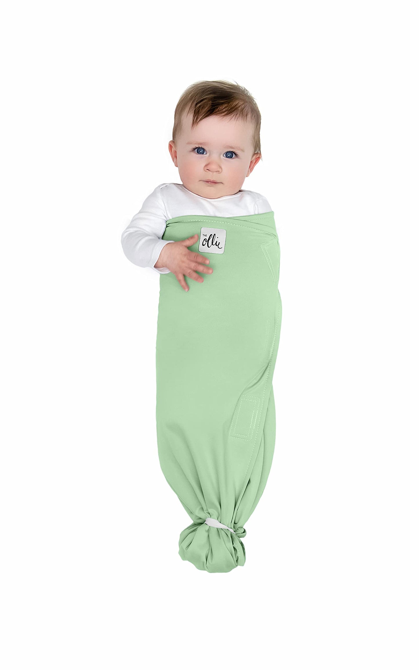 The Ollie Swaddle – Adjustable Baby Swaddle for Newborns | Pediatrician-Approved for Safe Sleep | Easy Closure | Arms-Out | Lightweight, Machine-Washable | Easy Diaper Access