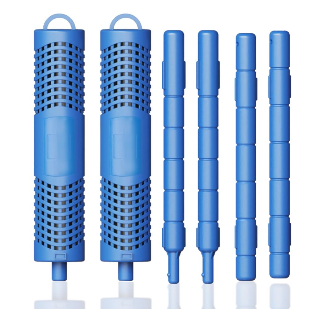 OBMAO Spa Mineral Sticks for Hot Tub Supplies，Hot Tub Stick with 4 Months Lifetime Universal for Pool&Hot Tub (Blue,2PCS)