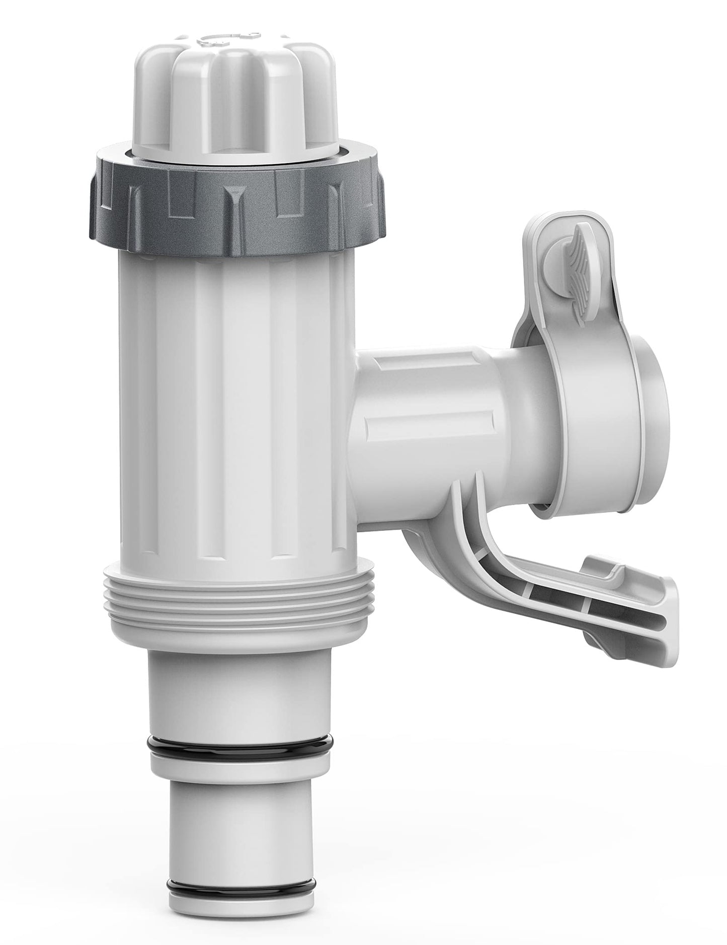 SUMMERBUDDY Pool Hose Adapter for Above Ground Swimming Pool, Pool Replacement Parts with Plunger Valve and Pool Pipe Holder Compatible with Intex/Bestway/Stock Tank Pool, Pool Pump Parts