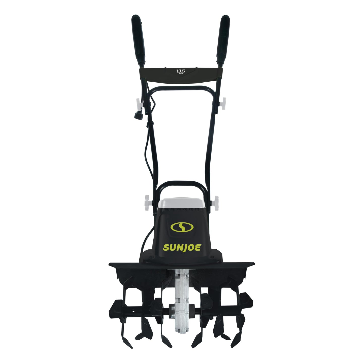 Sun Joe Corded Electric Garden Tiller & Cultivator with Steel Tines, 16", 13.5-Amp Motor - Heavy-Duty Tilling Machine for Lawn, Yard, and Gardening Care, TJ604E