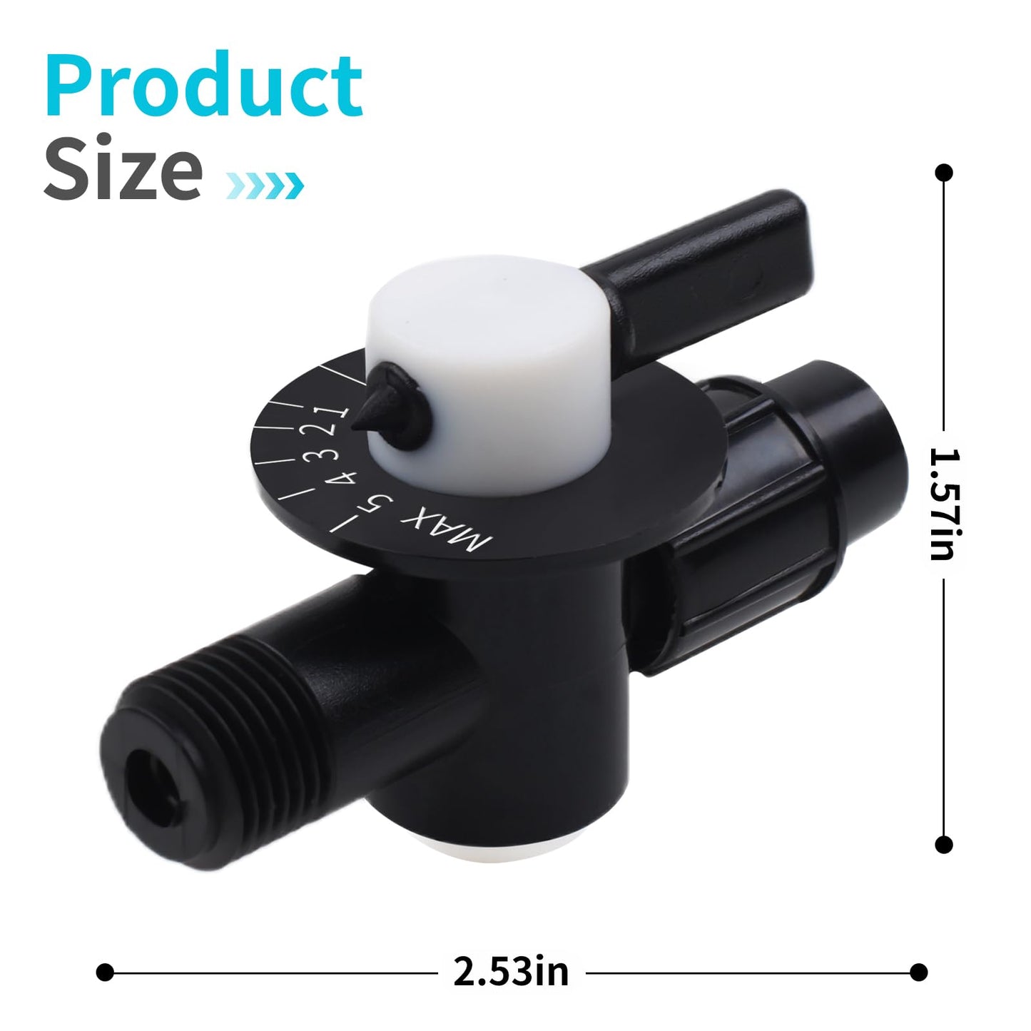 New Upgraded R172060 1/4-Inch NPT Control Valve, Compatible with Model 300, 302, 300-19 and 300-29 Automatic Chlorine/Bromine Pool and Spa Feeder
