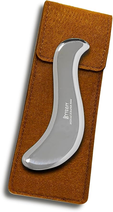 BYYDDIY Stainless Steel Gua Sha Tool & Muscle Scraper Tool & Gua Sha Facial Tools (S.S)