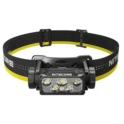 Nitecore HC60 UHE 1600 Lumen Headlamp, USB-C Rechargeable with White and Red Beams for Night Runing, Camping, Hiking, Hunting, and Industrial Work Sticker