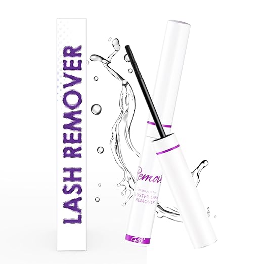 GAQQI Lash Glue Remover for Lash Clusters, Eyelash Remover for DIY Home Use, Gentle Formula for Sensitive Eyes, Quick & Deep Dissolving Adhesive, 5ml