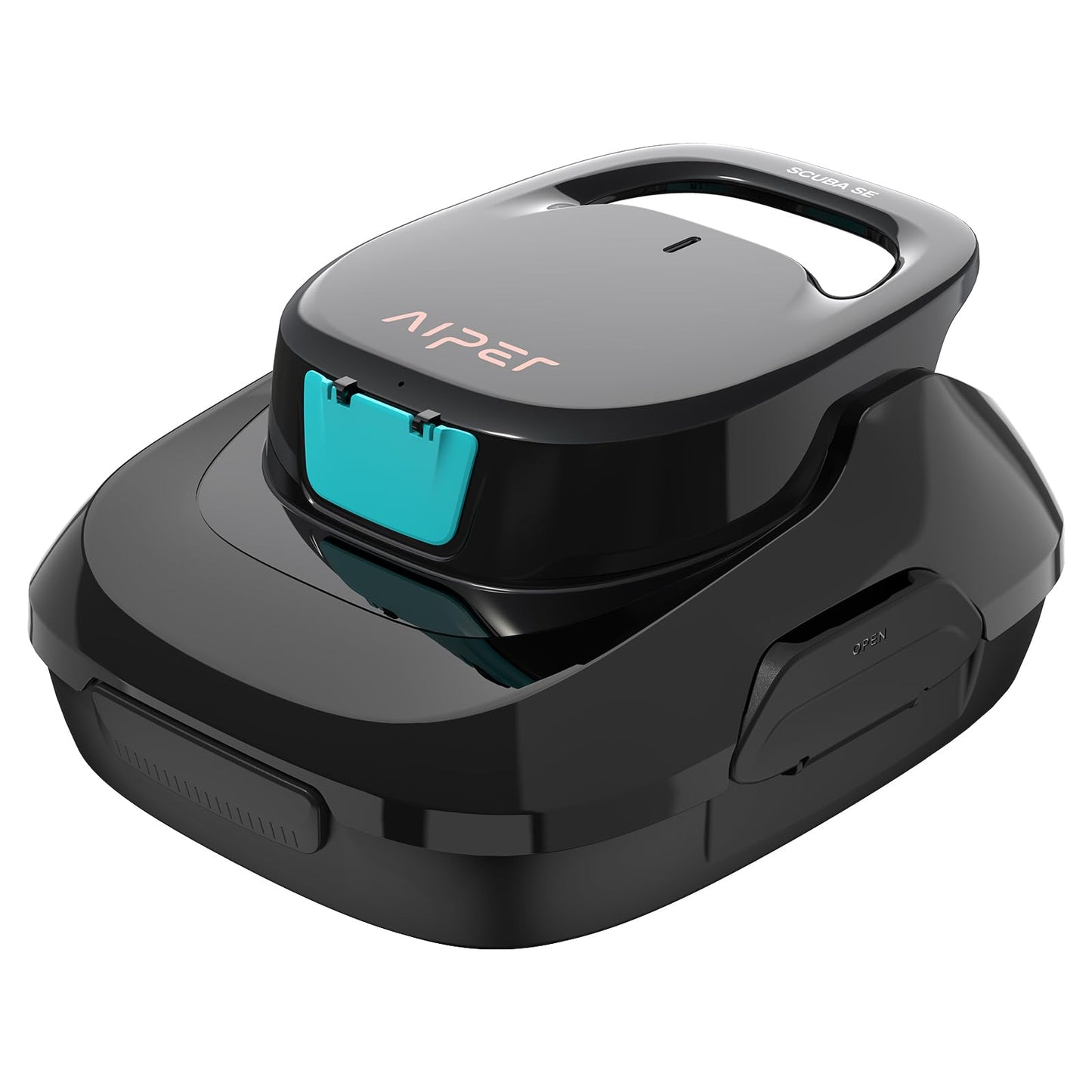 AIPER Scuba 2025 Cordless Pool Cleaner, Upgrade 95-Min Runtime, 1450GPH Strong Suction, Pool Vacuum for Above-Ground Pools up to 860 Sq.ft, Black