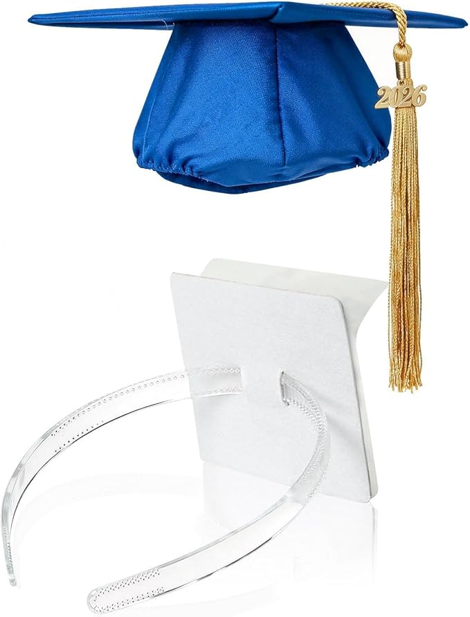 2026 Graduation Cap Headband, Grad Cap Headband, Anti-fall Hair Band for Grad Hat, Hat Accessories for Graduates