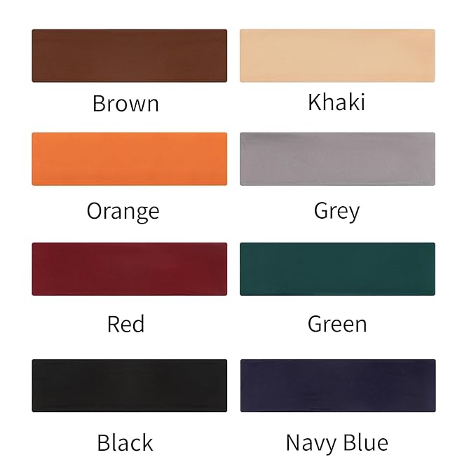 Fishinsea 8 Pack Sport Headbands for Women, Elastic Soft Fabric Non-Slip Hair Bands Hair Warp for Daily Workout Yoga Running Sports, Combo 6