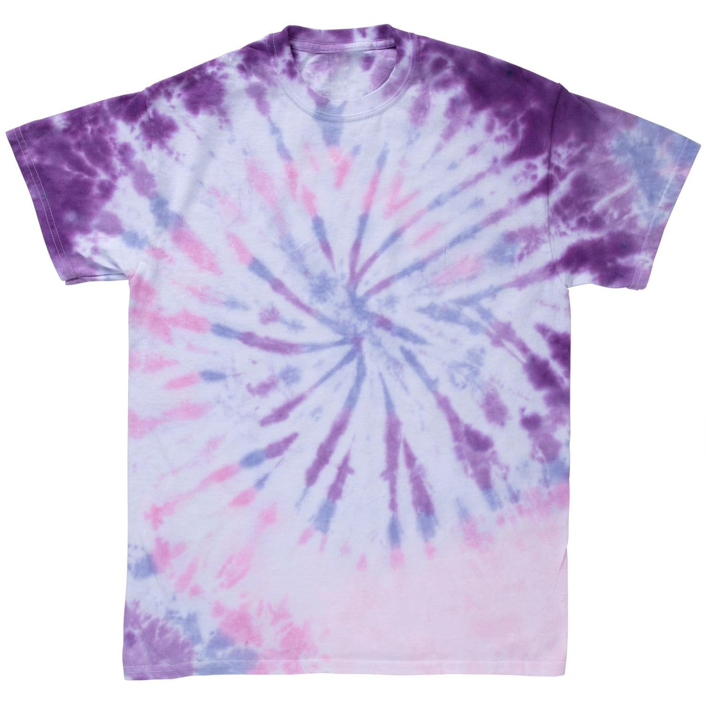Tulip One-Step Tie-Dye Kit Tiara, Party Activity, Permanent & Vibrant Fabric Dye, Easy Clean-up, Makes 10 Bottles, Includes 5 Bonus Refill Packs, 8 Fun Techniques Included, Pink and Purple Colors