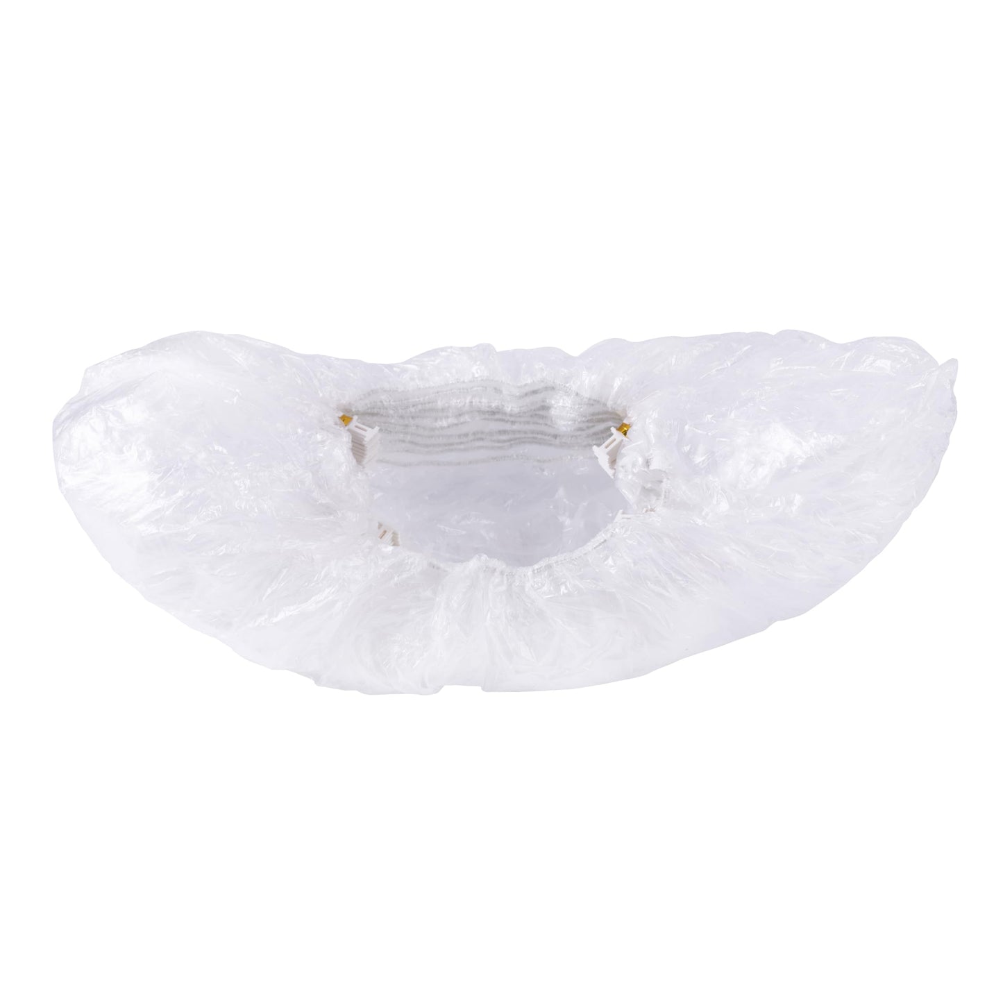 JATHIN Disposable Shoe Cover Refills for Automatic Shoe Cover Dispenser Machine, T-Buckle Shoe Cover 100 Pcs[White]