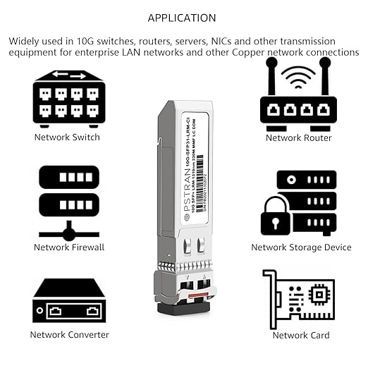 OPSTRAN 10GBASE-LRM SFP+ Optical Transceiver Module Compatible with Juniper EX-SFP-10GE-LRM SRX-SFP-10GE-LRM 10G SFP+ 1310nm 220m DDM Duplex LC MMF